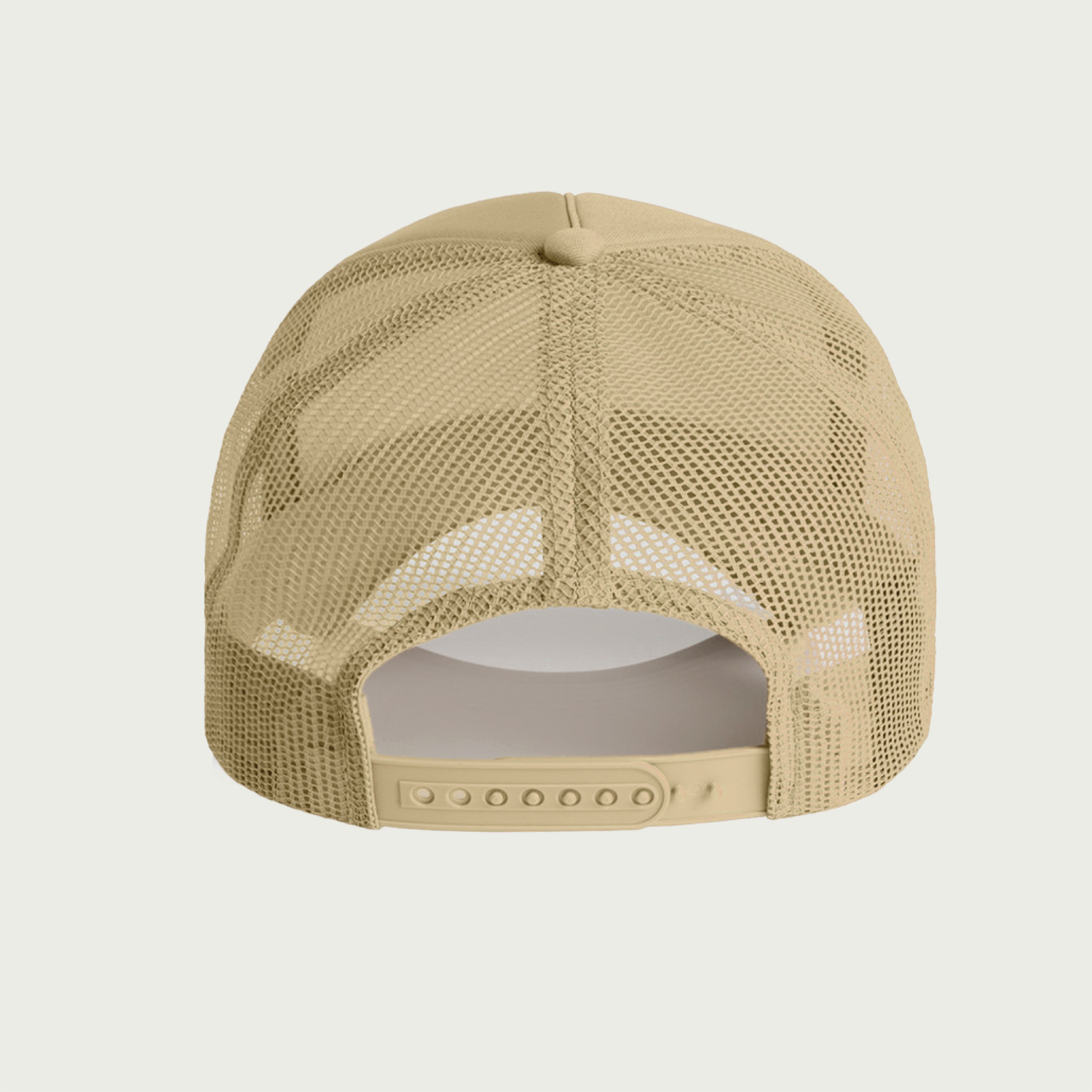 "No Bad Fishing" Foam Trucker Hat (Khaki)