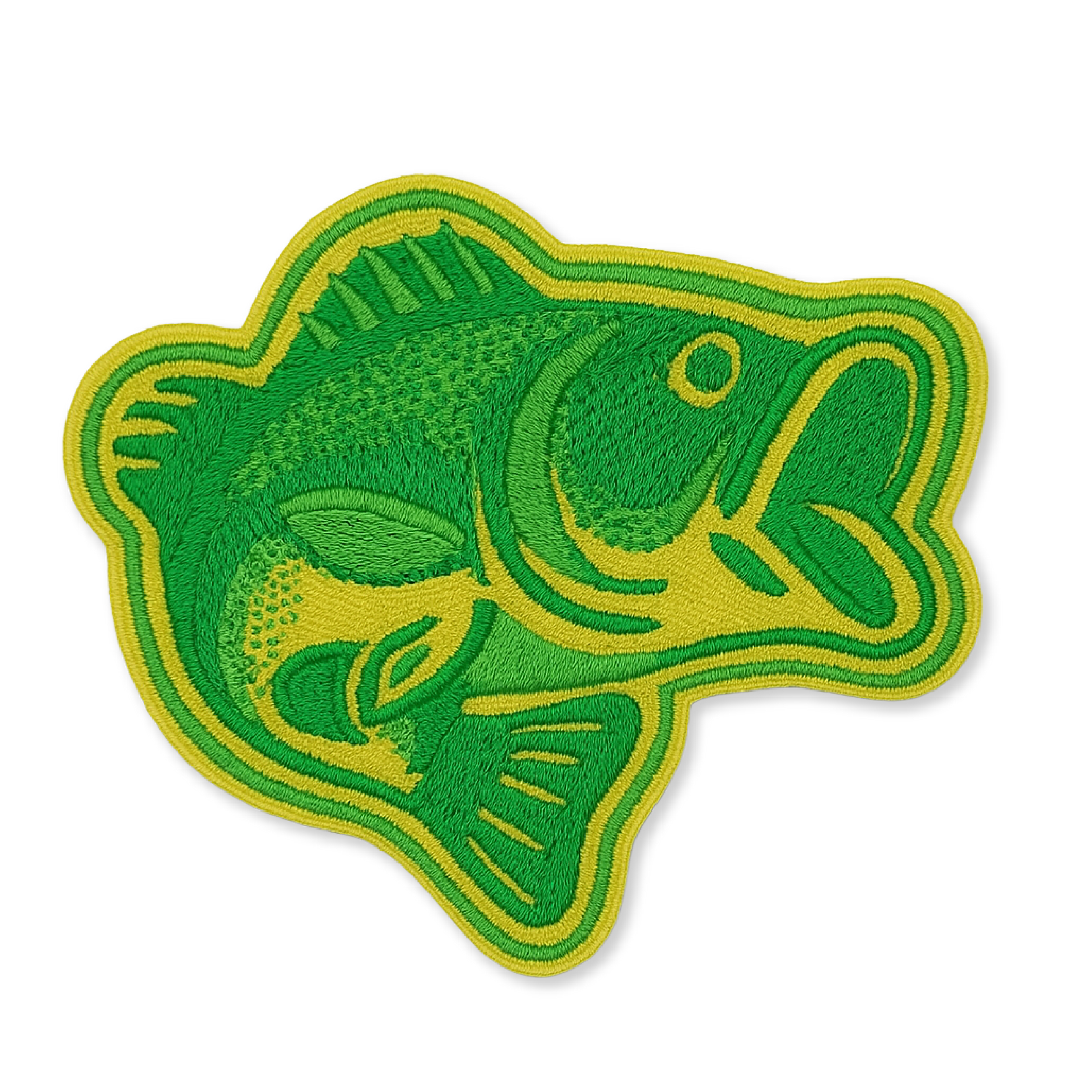 Largemouth Bass Iron-On Patch