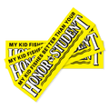 My Kid Fishes Better Than Your Honor Student Decal Sticker