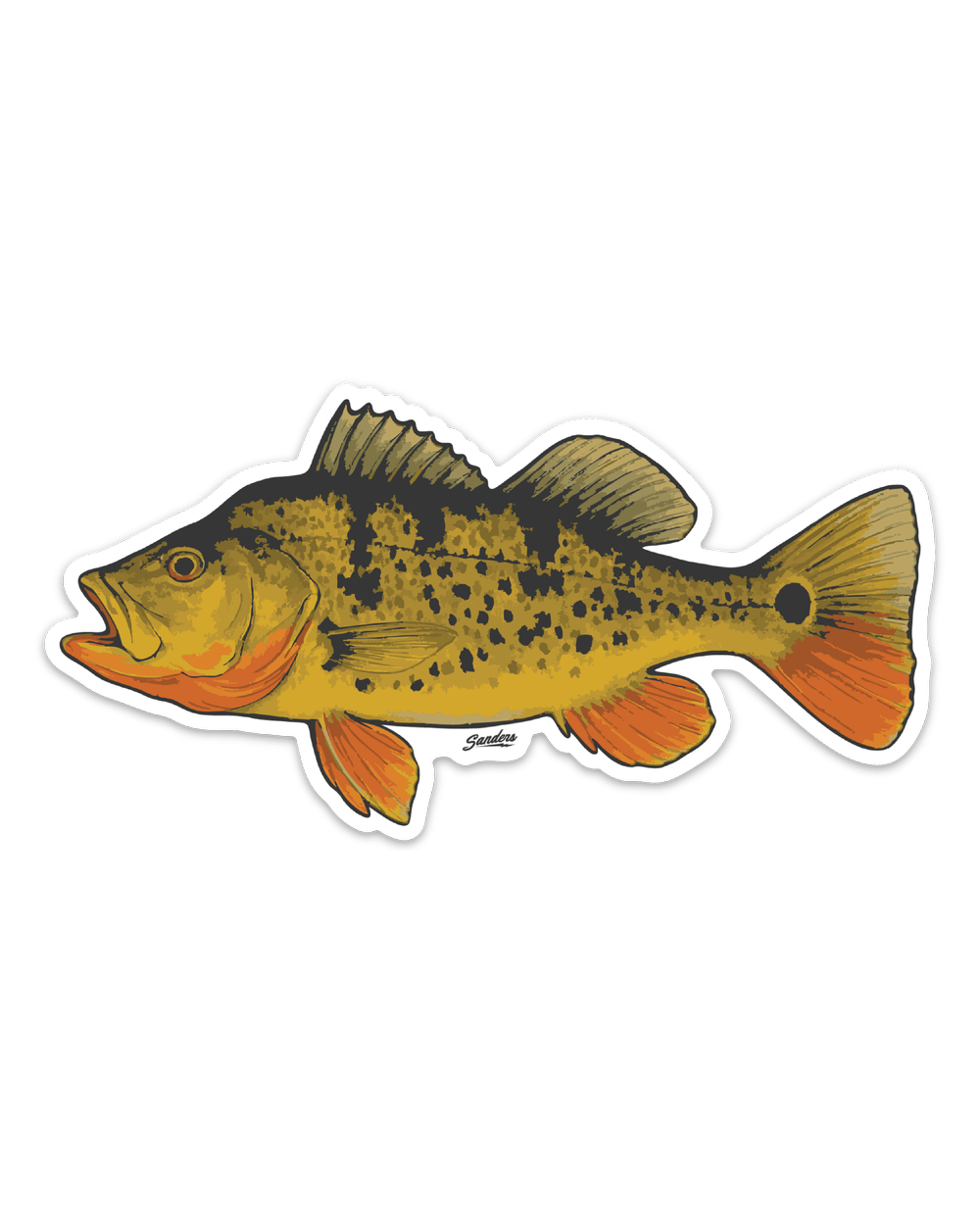 Peacock Bass Decal Sticker